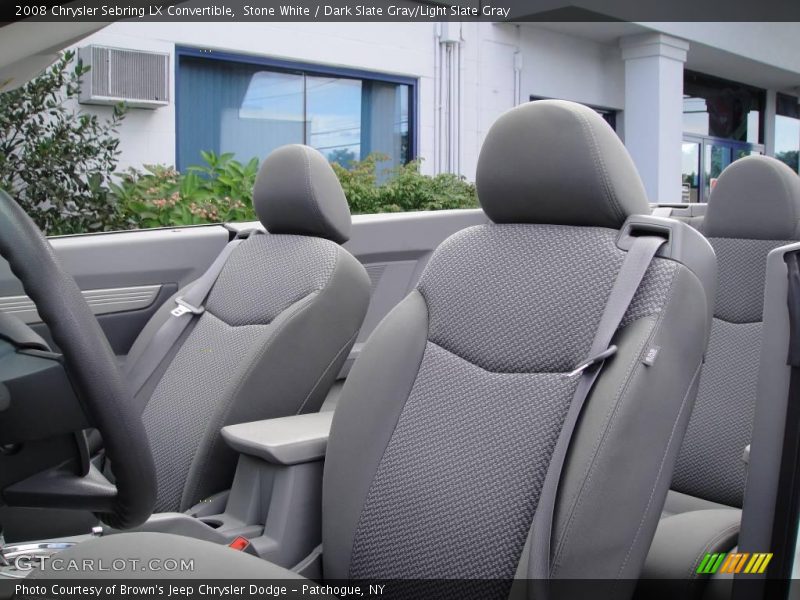 Stone White / Dark Slate Gray/Light Slate Gray 2008 Chrysler Sebring LX Convertible