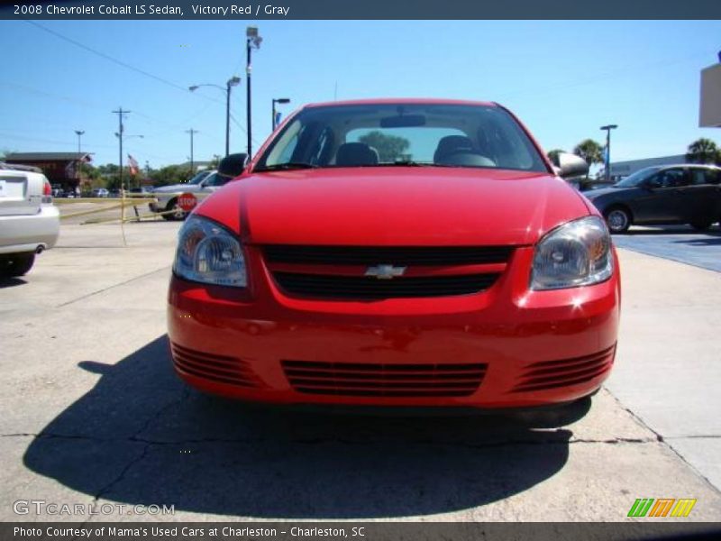 Victory Red / Gray 2008 Chevrolet Cobalt LS Sedan