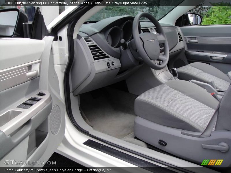 Stone White / Dark Slate Gray/Light Slate Gray 2008 Chrysler Sebring LX Convertible
