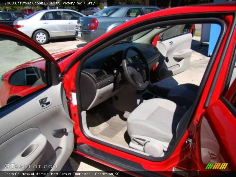 Victory Red / Gray 2008 Chevrolet Cobalt LS Sedan