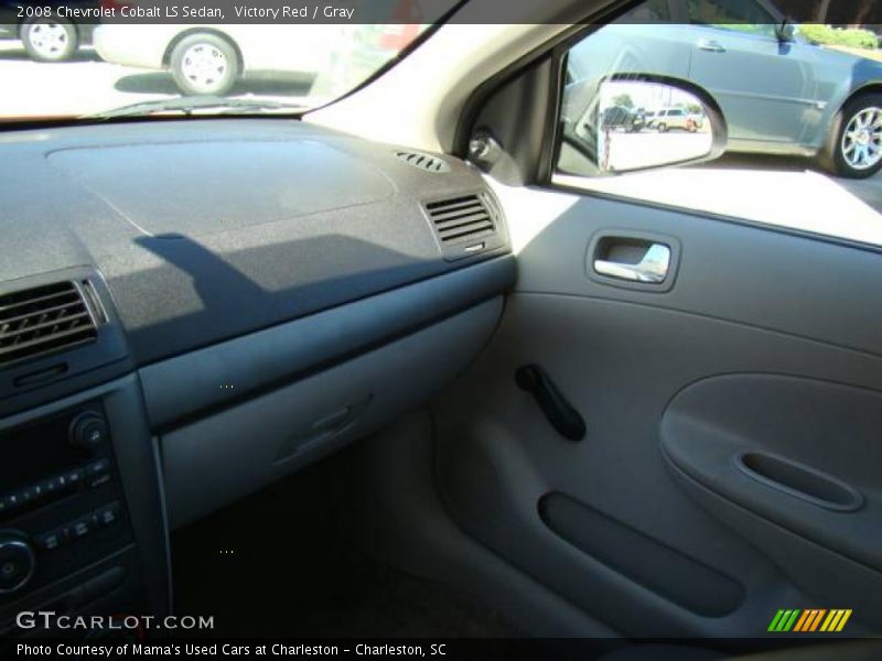 Victory Red / Gray 2008 Chevrolet Cobalt LS Sedan