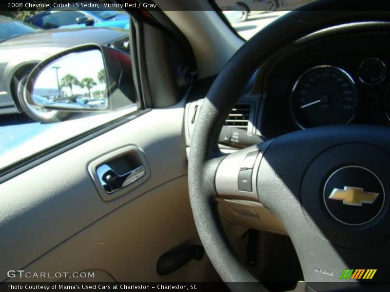 Victory Red / Gray 2008 Chevrolet Cobalt LS Sedan