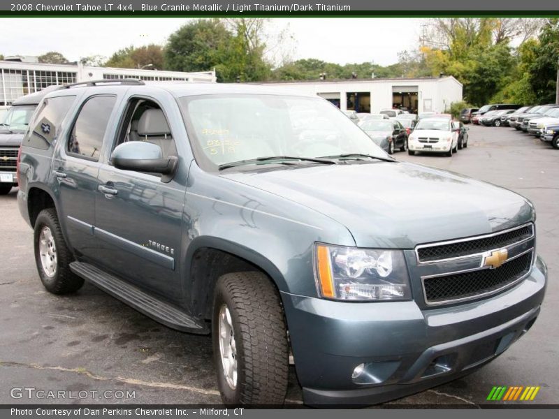 Blue Granite Metallic / Light Titanium/Dark Titanium 2008 Chevrolet Tahoe LT 4x4