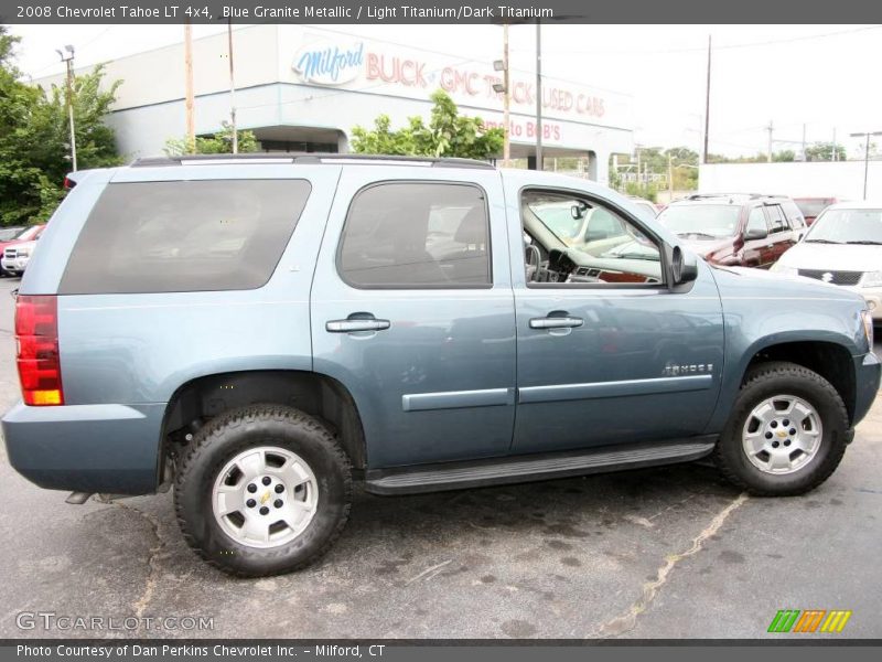 Blue Granite Metallic / Light Titanium/Dark Titanium 2008 Chevrolet Tahoe LT 4x4