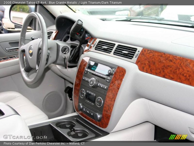 Blue Granite Metallic / Light Titanium/Dark Titanium 2008 Chevrolet Tahoe LT 4x4