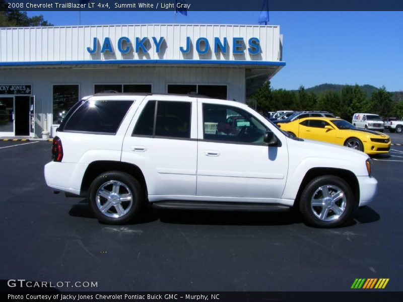 Summit White / Light Gray 2008 Chevrolet TrailBlazer LT 4x4