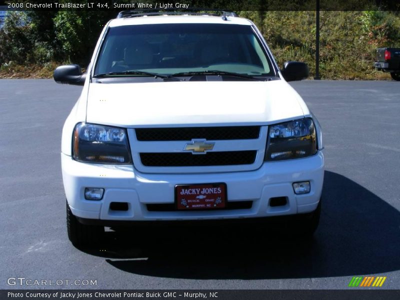 Summit White / Light Gray 2008 Chevrolet TrailBlazer LT 4x4
