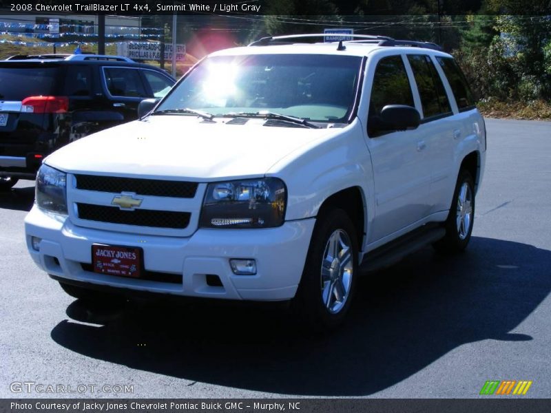 Summit White / Light Gray 2008 Chevrolet TrailBlazer LT 4x4