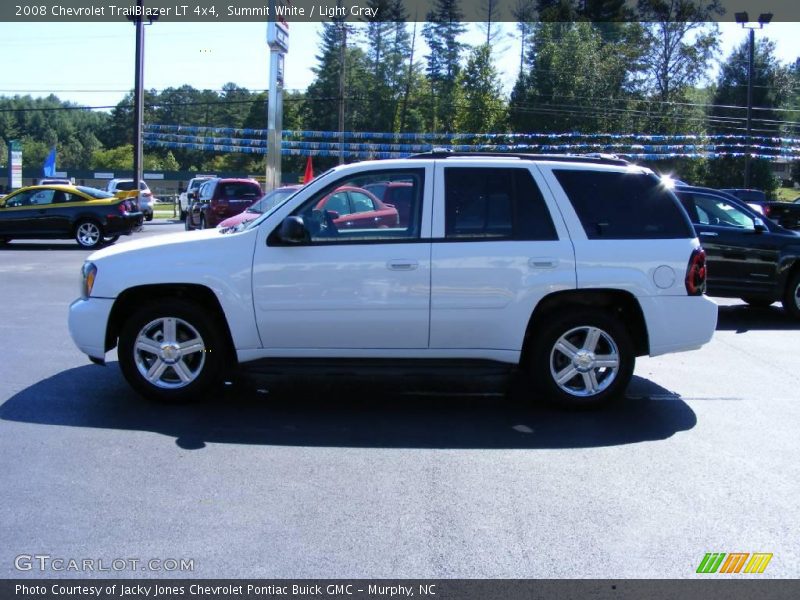 Summit White / Light Gray 2008 Chevrolet TrailBlazer LT 4x4