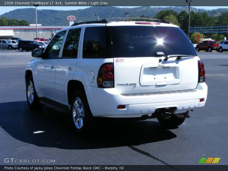Summit White / Light Gray 2008 Chevrolet TrailBlazer LT 4x4