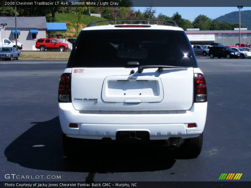 Summit White / Light Gray 2008 Chevrolet TrailBlazer LT 4x4