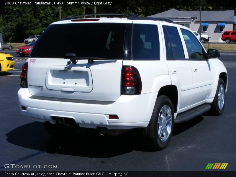 Summit White / Light Gray 2008 Chevrolet TrailBlazer LT 4x4