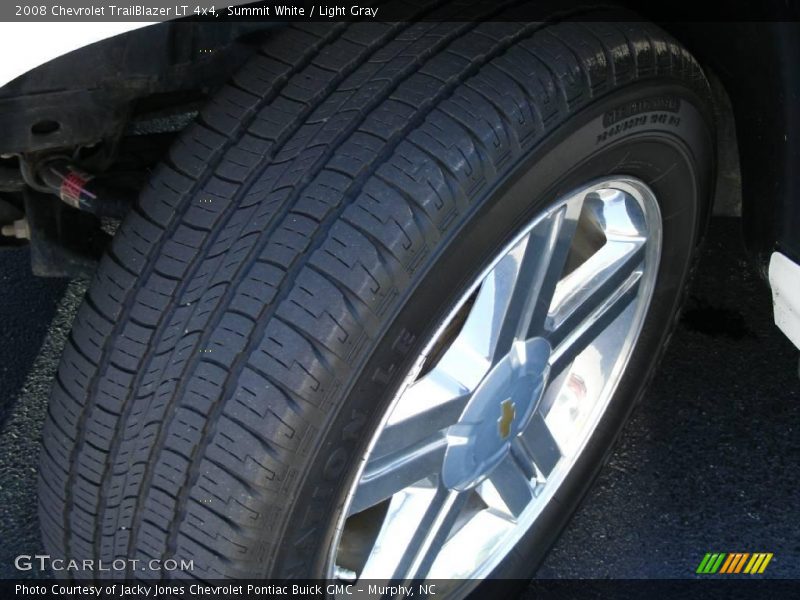 Summit White / Light Gray 2008 Chevrolet TrailBlazer LT 4x4