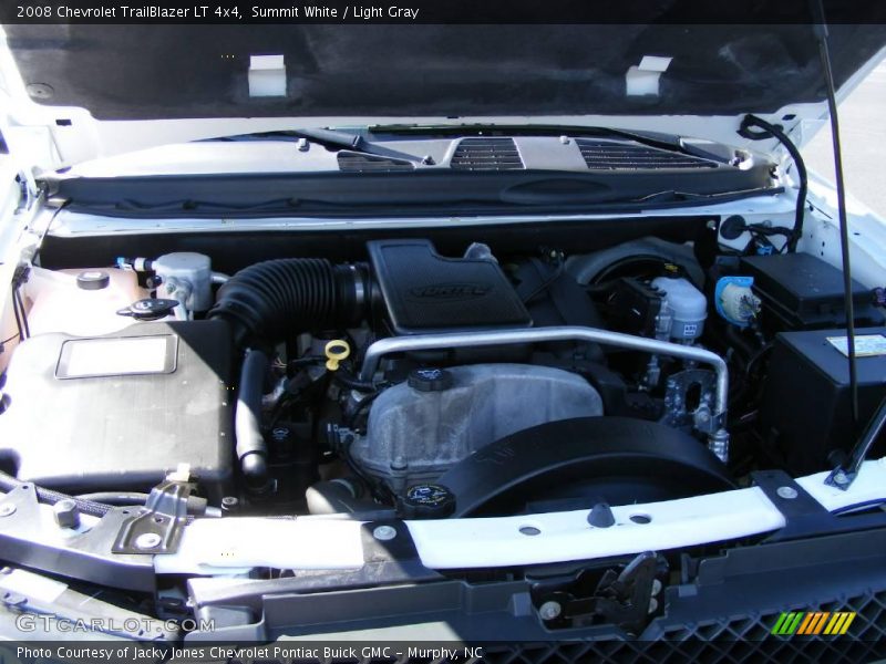 Summit White / Light Gray 2008 Chevrolet TrailBlazer LT 4x4