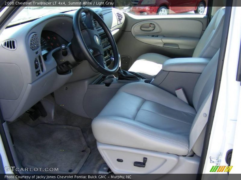 Summit White / Light Gray 2008 Chevrolet TrailBlazer LT 4x4