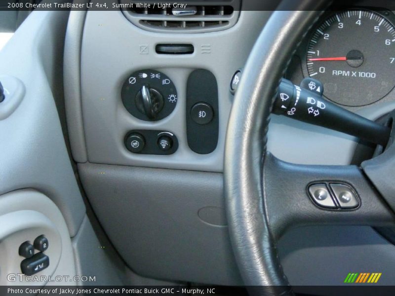 Summit White / Light Gray 2008 Chevrolet TrailBlazer LT 4x4