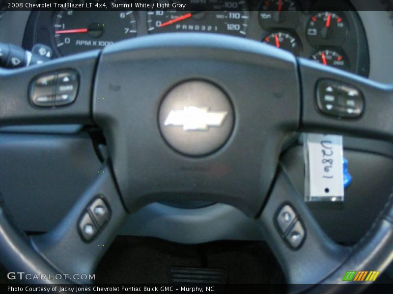 Summit White / Light Gray 2008 Chevrolet TrailBlazer LT 4x4