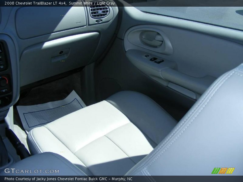 Summit White / Light Gray 2008 Chevrolet TrailBlazer LT 4x4