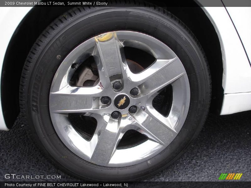 Summit White / Ebony 2009 Chevrolet Malibu LT Sedan
