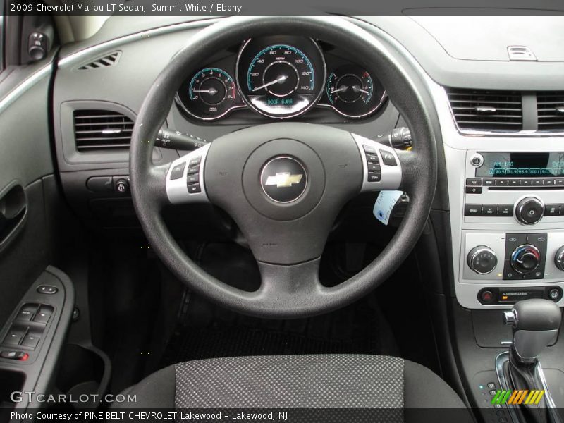 Summit White / Ebony 2009 Chevrolet Malibu LT Sedan