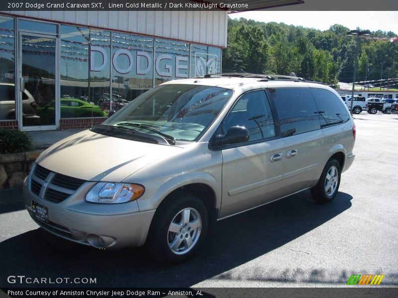 Linen Gold Metallic / Dark Khaki/Light Graystone 2007 Dodge Grand Caravan SXT