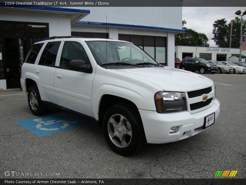 Summit White / Ebony 2009 Chevrolet TrailBlazer LT 4x4