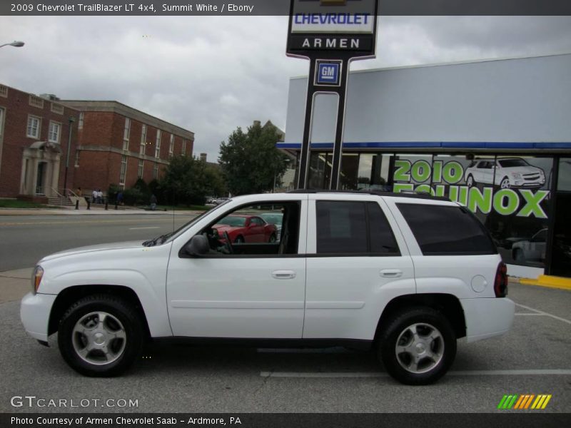 Summit White / Ebony 2009 Chevrolet TrailBlazer LT 4x4