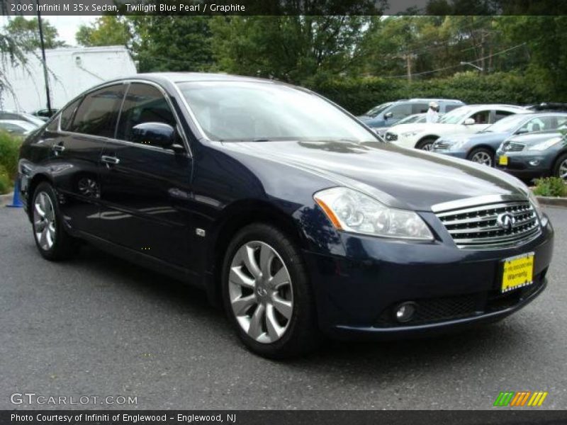 Twilight Blue Pearl / Graphite 2006 Infiniti M 35x Sedan