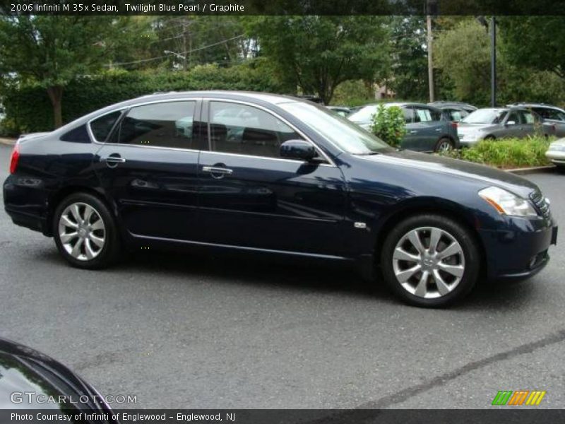 Twilight Blue Pearl / Graphite 2006 Infiniti M 35x Sedan