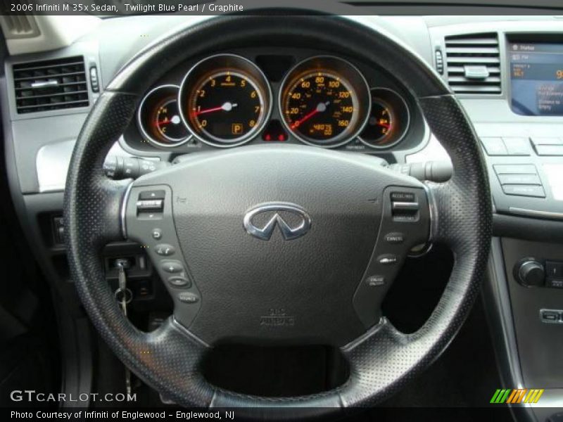 Twilight Blue Pearl / Graphite 2006 Infiniti M 35x Sedan