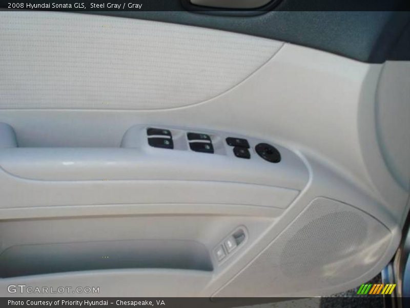 Steel Gray / Gray 2008 Hyundai Sonata GLS