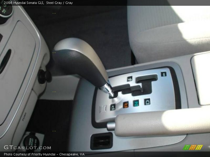 Steel Gray / Gray 2008 Hyundai Sonata GLS