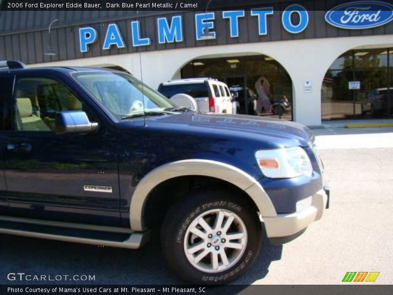 Dark Blue Pearl Metallic / Camel 2006 Ford Explorer Eddie Bauer