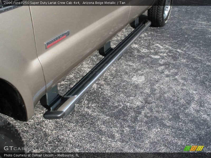 Arizona Beige Metallic / Tan 2006 Ford F250 Super Duty Lariat Crew Cab 4x4