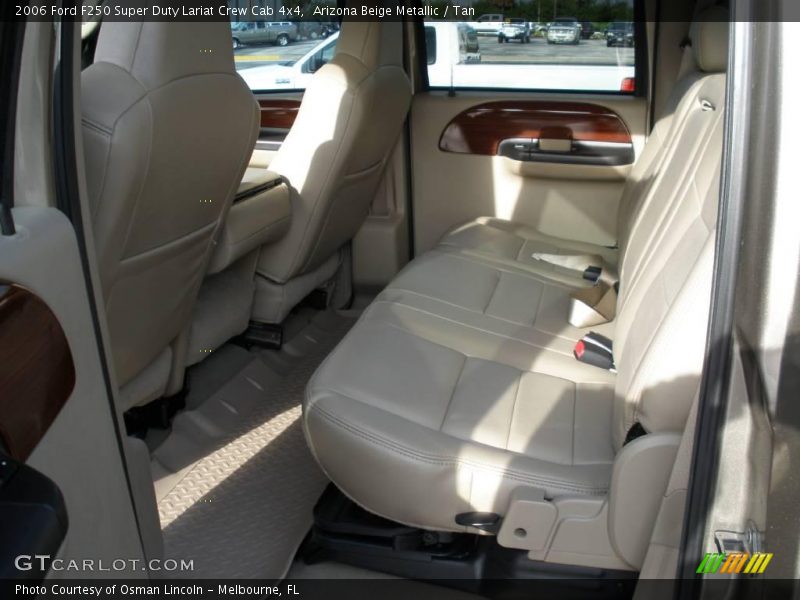 Arizona Beige Metallic / Tan 2006 Ford F250 Super Duty Lariat Crew Cab 4x4