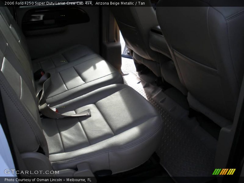 Arizona Beige Metallic / Tan 2006 Ford F250 Super Duty Lariat Crew Cab 4x4