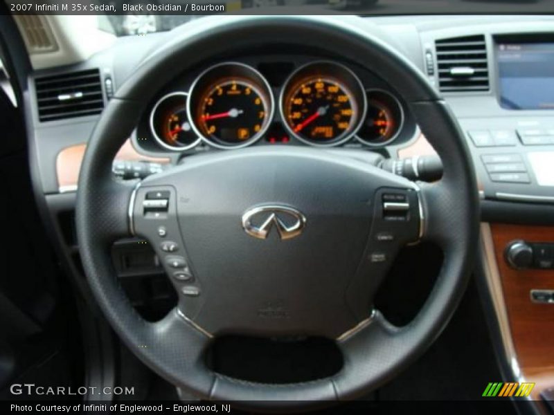 Black Obsidian / Bourbon 2007 Infiniti M 35x Sedan