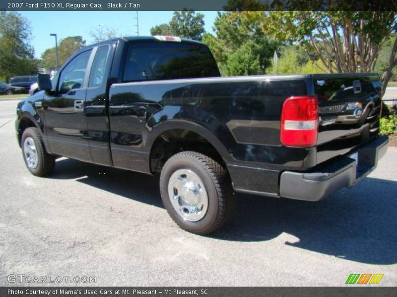 Black / Tan 2007 Ford F150 XL Regular Cab
