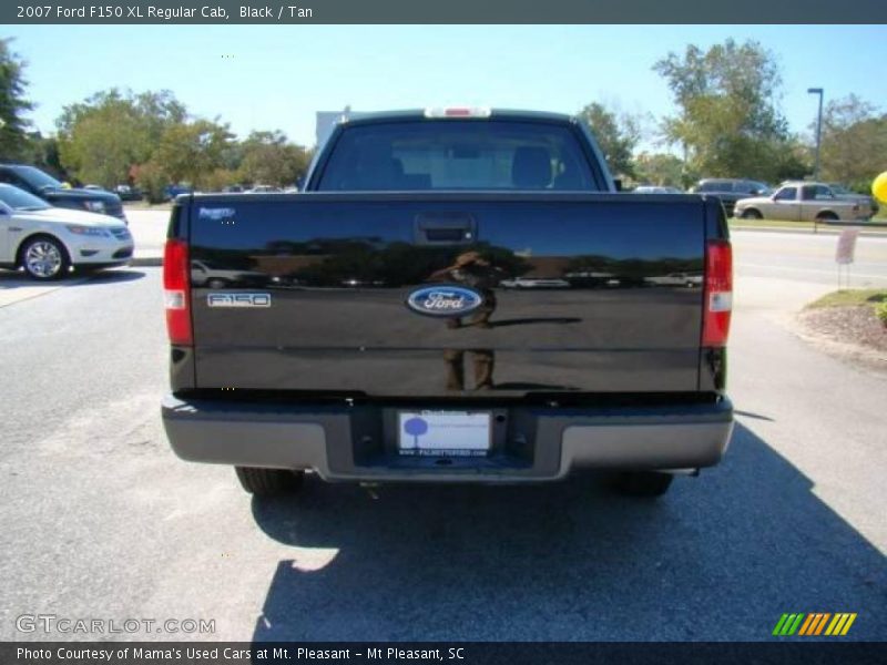 Black / Tan 2007 Ford F150 XL Regular Cab