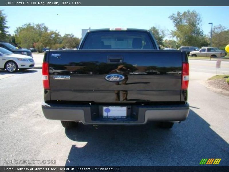 Black / Tan 2007 Ford F150 XL Regular Cab