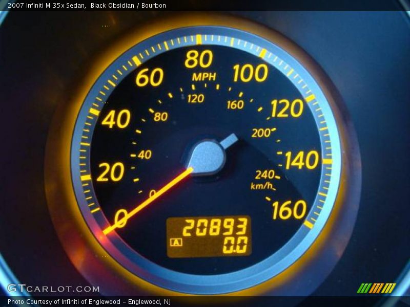 Black Obsidian / Bourbon 2007 Infiniti M 35x Sedan