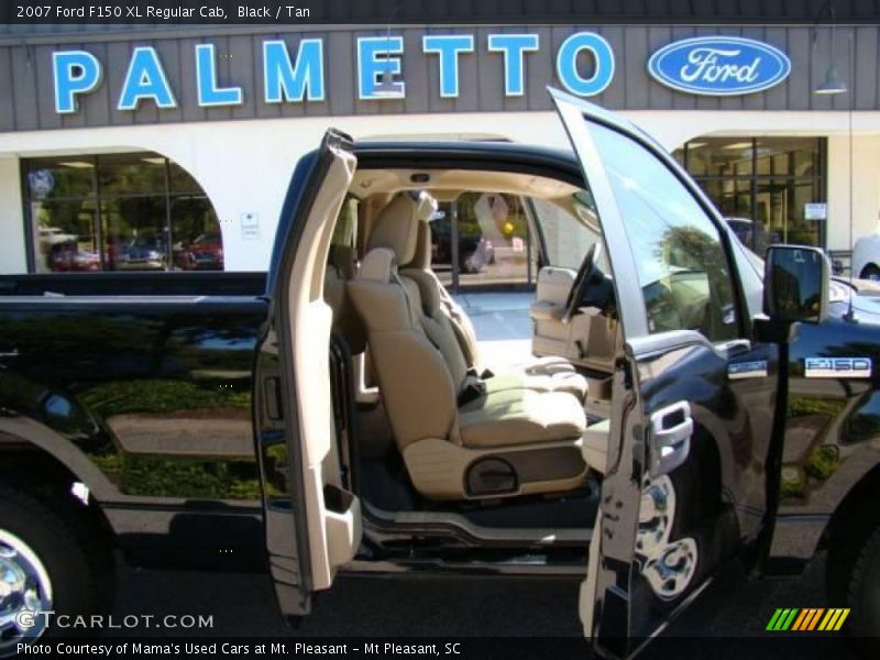 Black / Tan 2007 Ford F150 XL Regular Cab