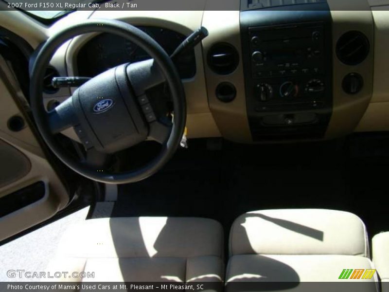 Black / Tan 2007 Ford F150 XL Regular Cab