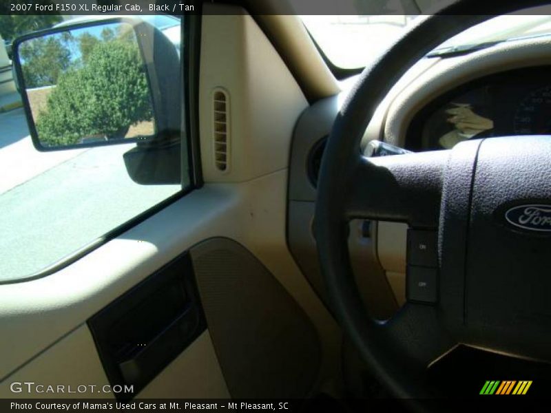 Black / Tan 2007 Ford F150 XL Regular Cab
