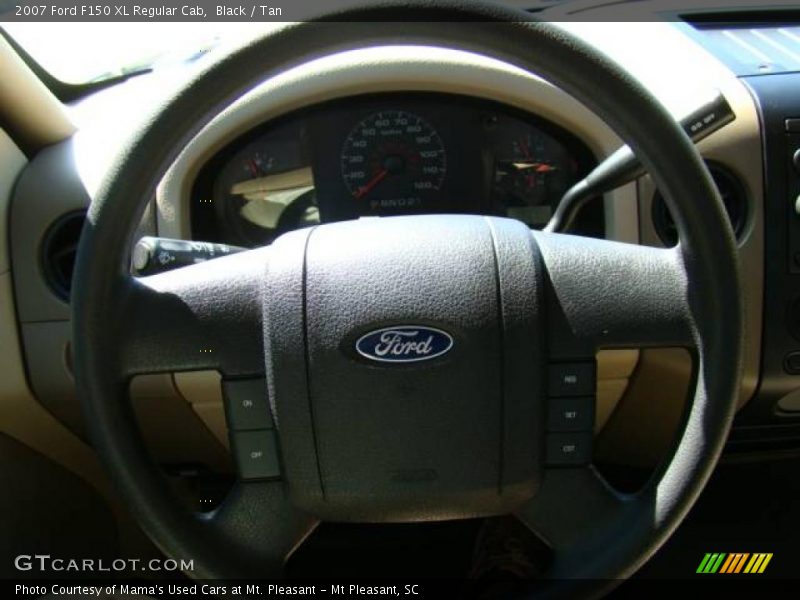 Black / Tan 2007 Ford F150 XL Regular Cab