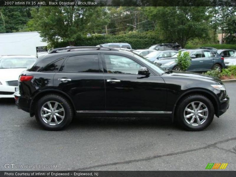 Black Obsidian / Brick/Black 2007 Infiniti FX 35 AWD