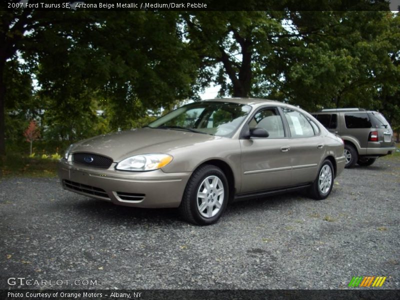 Arizona Beige Metallic / Medium/Dark Pebble 2007 Ford Taurus SE