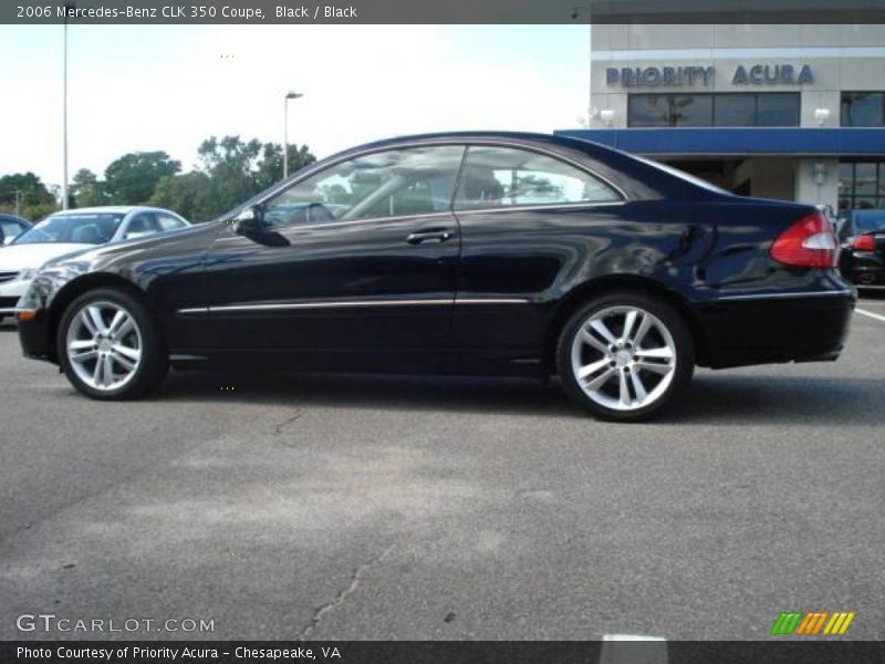 Black / Black 2006 Mercedes-Benz CLK 350 Coupe