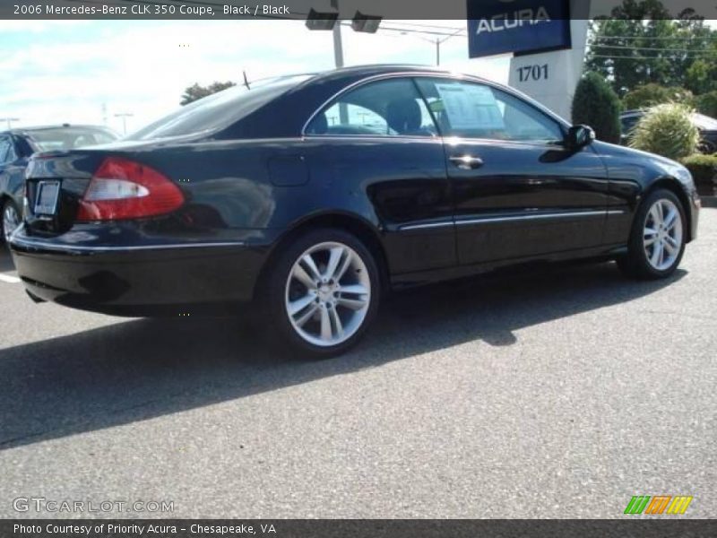 Black / Black 2006 Mercedes-Benz CLK 350 Coupe