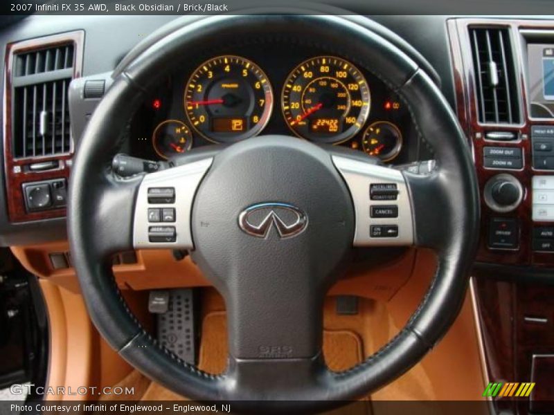 Black Obsidian / Brick/Black 2007 Infiniti FX 35 AWD